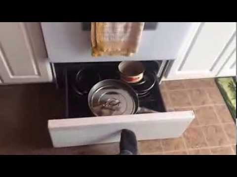 Stove Drawer Stuck or Jams? DIY fix,
