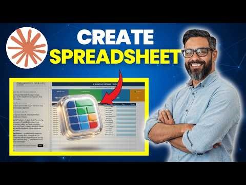How to Create Spreadsheets With Claude AI - Tutorial