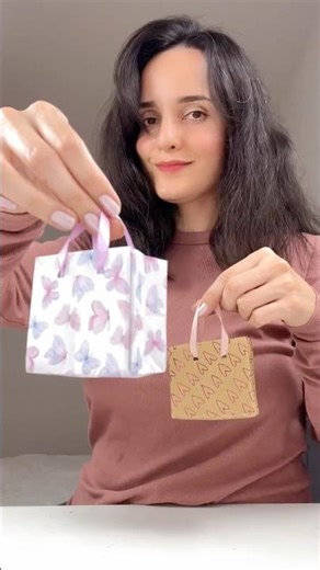 No Glue Paper Bag 👜✨ #Shorts