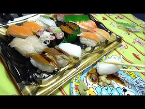 お寿司を食べるだけの動画 『小僧寿し編』 Just eat takeaway sushi