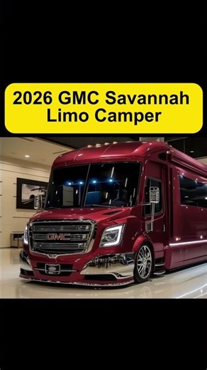 2026 GMC Savannah Limo Camper