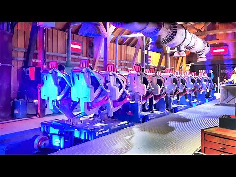 BLUE FIRE MEGACOASTER - Front Row POV, Europa Park Roller Coaster