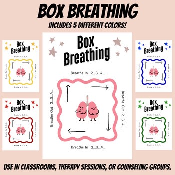 Box Breathing – Mindfulness & Calm Down Activity for Kids | Deep Breathing SEL