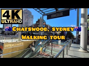 🇦🇺 CHATSWOOD SYDNEY WALKING TOUR | 4K