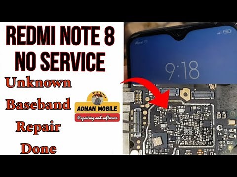 Redmi note 8 no service Unknown Baseband Repair 100% done #redminote8