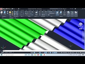 ROOF SHEET CREATION IN 3D MODELING. Magic AutoCAD 2020
