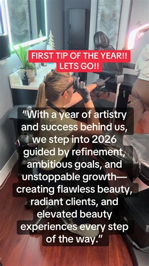 “With a year of artistry and success behind us, we step into 2026 guided by refinement, ambitious goals, and unstoppable growth—creating flawless brows, radiant clients, and elevated beauty experiences every step of the way.” @Microblading Los Angeles @Microblading Newport Beach #PMU #pmuartist #successful2025 #2026goals #tiktokviralvideo