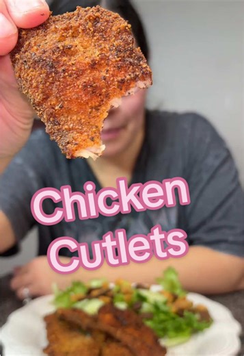 The BEST Chicken Cutlets🔥🔥🔥🔥 #chickencutlets #thincutlets #cutlets #chicken #dinnerideas