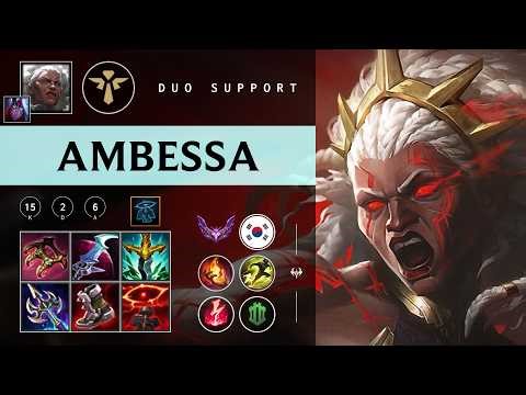 Ambessa Support vs Seraphine - KR Master Patch 26.05