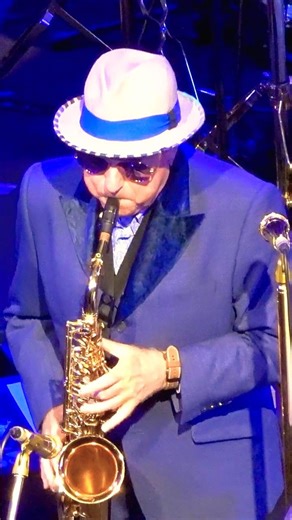🎷 Van Morrison - saxophone closeup - Live