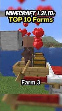🤓🔥 TOP 10 BEST MINECRAFT FARM (PART 1) #minecraft #minecraftshorts #shorts