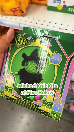 it’s giving… wicked craft moment. 💚🩷 grab these finds before they’re gone for good! 🧶 | Five Below