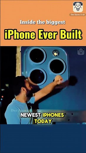 Inside the biggest iPhone ever built