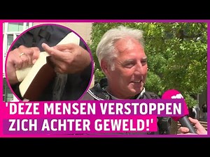 Pegida-voorman verscheurt koran bij rechtbank Den Haag!