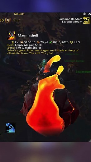 Dragonflight - Secrets Revealed: How to Obtain the Elusive Magmashell Mount