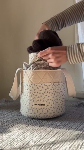 Structured Project Bag Sewing Pattern PDF | Knitting & Crochet Project Bag | Fabric Storage Basket | 3 Sizes - Etsy Australia