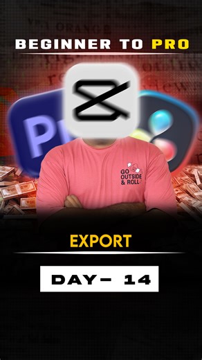 Vignesh | Video Editing Coach on Instagram: "Day - 14 : Export (reupload series)👨‍💻 🎬 Join The Beginner’s Video Editing Course ✂ — launched in Tamil! 🔗Link in bio 🎉 Launch Offer: ₹999 only for the first 30 people! 🎥 About the Course: It’s not just about editing — it’s an all-in-one creative journey! ✨ Video Editing ✨ Storytelling ✨ Content Creation ✨ Personal Branding ✨ Freelancing ✨ Client & Marketing 📚 Course Highlights: ✂ Editing Software: Capcut PC ⏱ 48+ hours of content 🎓 140+ lesso