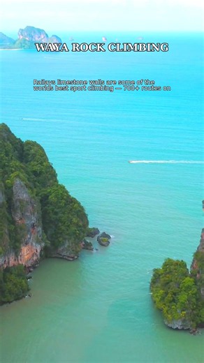 Railay Beach: Thailand's Most Dramatic Beach Is Only Accessible by Boat #Shorts