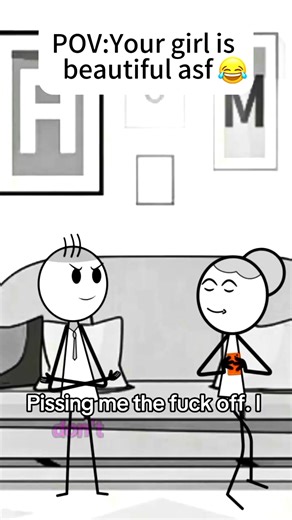 POV:Your girl is beautiful asf 😂#usa🇺🇸 #aination #boyfriend #fyp #girlfriend | Jack Cartoon