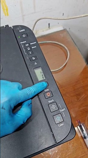 How to Clean Canon G3010 Printer Without a PC #youtubeshorts #printer #tipsandtricks #tutorial