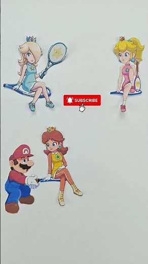 Super Mario Galaxy Easy Rope Correcting Paper Craft Game #mario​ #game​ #artandcraft​ #art
