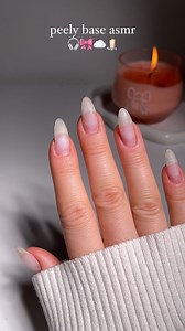 249K views · 1K reactions | peely asmr >>>  Comment Tutorial and I’ll send you the detailed tutorial for all of the details on peely base & the links. 來 If you click the nail tips highlight you’ll find all of my helpful tutorials. #asmrnails #naturalnails #nailcare #nailsnailsnails #buildergelnails #peely | Katie's Nails | Facebook