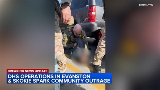 Federal agents arrest 3 US citizens after crash during immigration operation in Evanston