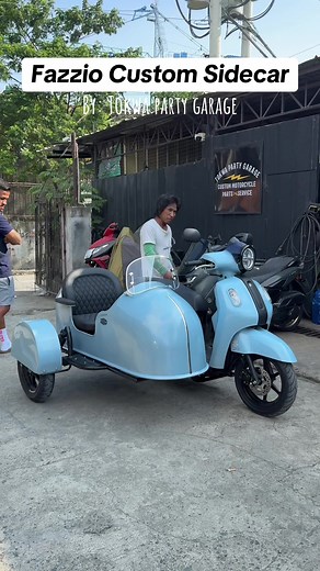 Custom Yamaha Fazzio Sidecar Transformation