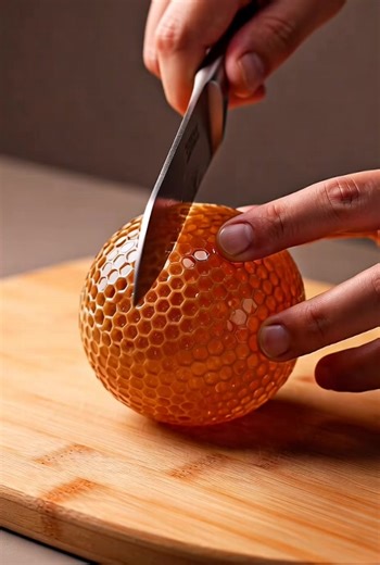 Golden honeycomb heaven 🍯✨ Every drip & crackle is pure ASMR bliss! #ASMR #Honeycomb #Satisfying #OddlySatisfying #FoodASMR