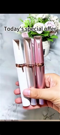 #tiktok #tiktokshop #tiktokindia Electric Eyebrow Trimmer, Electric Face Hair Remover, Rechargeable Flawless Brows Remover for Women with LED Light for Instant and Painless Hair Removal
