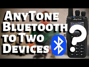 What are the AnyTone 878 PLUS's Bluetooth Capabilities?
