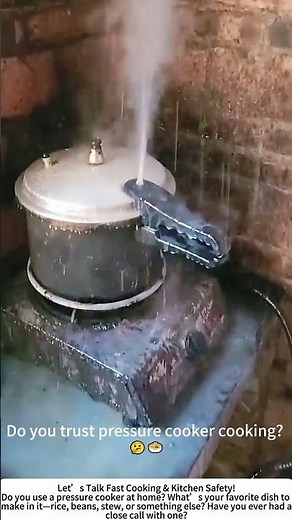 Pressure Cooker Steam – The Sound of Dinner Getting Closer! 💨🍲