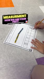13K views · 145 reactions | Check out this great measurement lesson! How big is your foot? Get this activity and more in our Math It Up! Measurement unit! TKS STORE: https://bit.ly/MathItUpMeasurementTKS TPT: https://bit.ly/MathItUpMeasurementTPT | Kindergarten Smorgasboard | Facebook