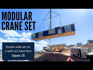 Modular Crane Set: Houses Suspended in the Middle of the Air!