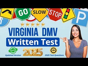 2025 Virginia DMV Written Test - MUST KNOW Questions & Answers to Pass Your Driving Permit Exam