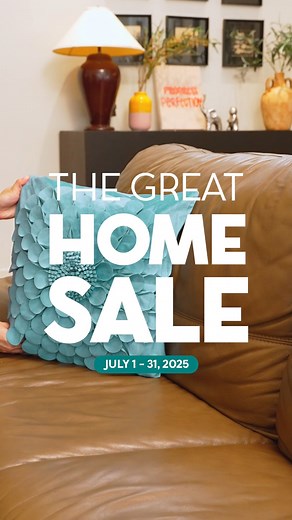 Spruce up your space and shop all things home at Robinsons Department Store! Check out our Great Home Sale and score irresistible deals on your favorite home essentials until July 31. 💥 #RobinsonsDepartmentStore #RDSHomeFair #GreatHomeSale2025 | Robinsons Department Store