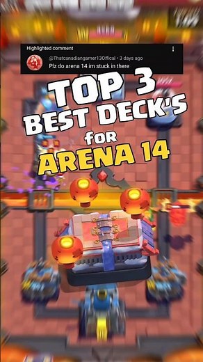 Best Deck for Arena 14 in Clash Royale #clashroyale (Serenity Peak)