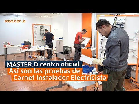 ⚡ Así son las pruebas de Carnet de Instalador #Electricista en MasterD