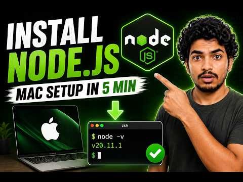 How to Install Node.js on Mac (2026) | Step-by-Step Guide for Beginners