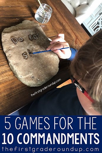 5 engaging 10 commandments Games & lessons for kids - The First Grade Roundup