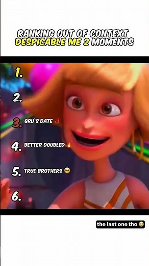 Ranking Despicable Me 2 Moments 😭