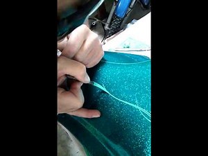 Free hand pinstriping