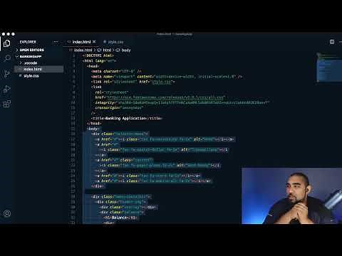 Let's code a banking application! HTML, CSS and Javascript! Live Stream.