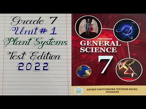 Grade 7 Science book Unit 1 Plant systems,Root system Kpk middle Books New course chapter 1class 7th