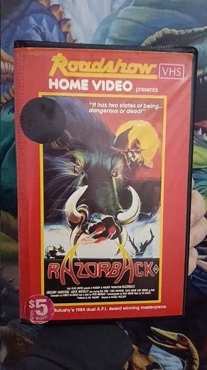 RAZORBACK 1984 | ROADSHOW HOME VIDEO | VHS BROWSE AUSTRALIA | THRILLER #film #movie #vhs
