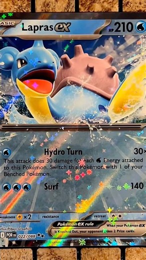 Lapras ex (022/088 - Double Rare) - Mega Evolution: Perfect Order - Pokemon TCG