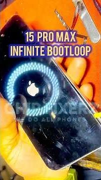 iPhone 15 Pro Max Bootloop Fix 🔥 Full Solution | Data Safe | #smartphone #repair #apple #tech