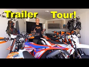 Trailer Tour!! I Love My Dirt Bike Trailer