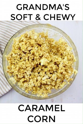 If you love Chewy Caramel Corn, this is hands down THE BEST recipe ever! Recipe: https://numstheword.com/grandmas-soft-chewy-caramel-corn/ | Num's the word