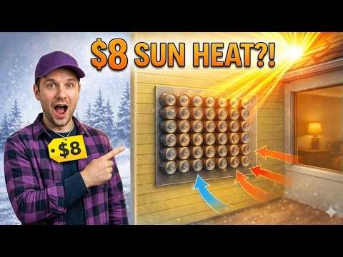 $8 Solar Hack Heats Any Room FREE All Winter — They Never Told You This!